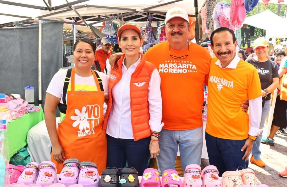Margarita Moreno, Candidata a Alcaldesa de Movimiento Ciudadano, Visita el Tianguis de Las Pulgas