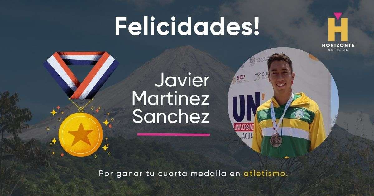 ¡Felicitación para Javier Martínez Sánchez, Orgullosamente Colimense, por su Medalla de Oro en los 200 Metros Planos!